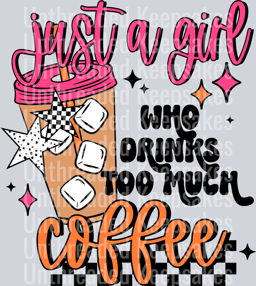 Too_Much_CoffeeDTF Transfer