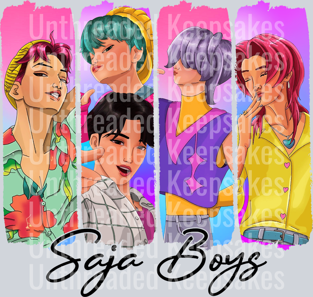 Saja Boys Brushstrokes DTF Transfer
