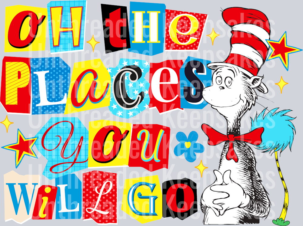 Oh the places you will goDTF Transfer