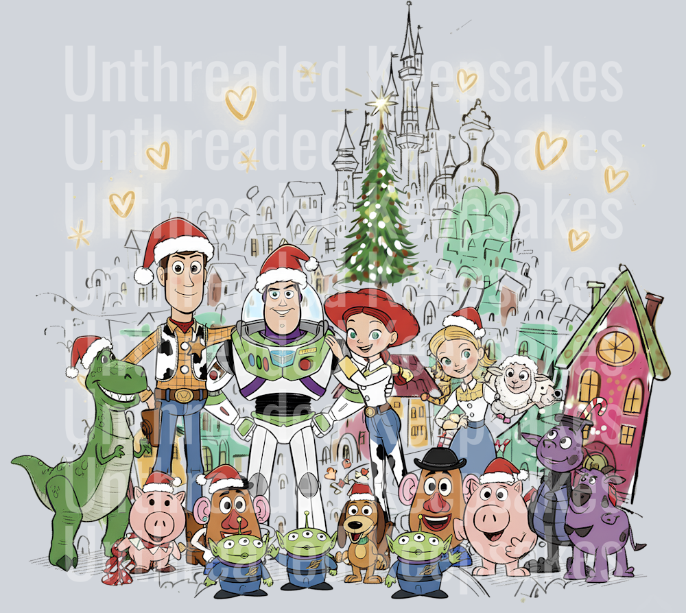 toystoryxmas DTF Transfer