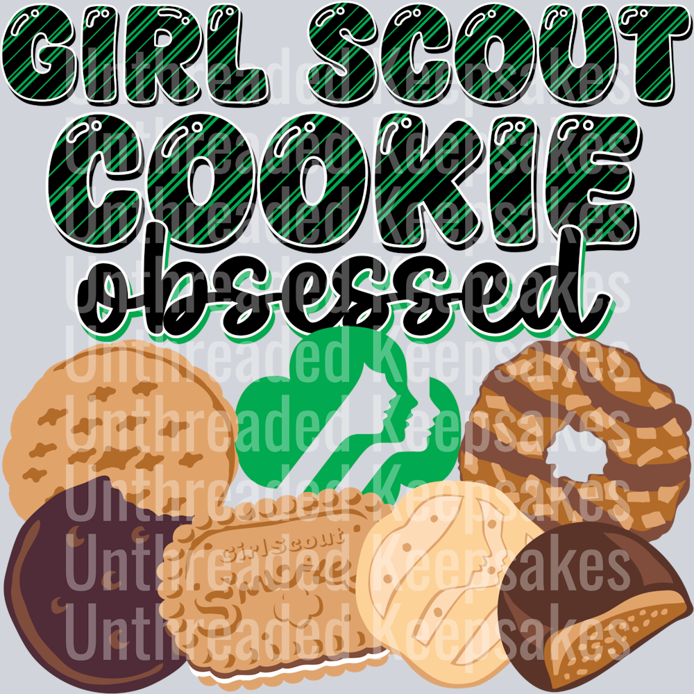 Girl Scout Cookie Obsessed DTF Transfer
