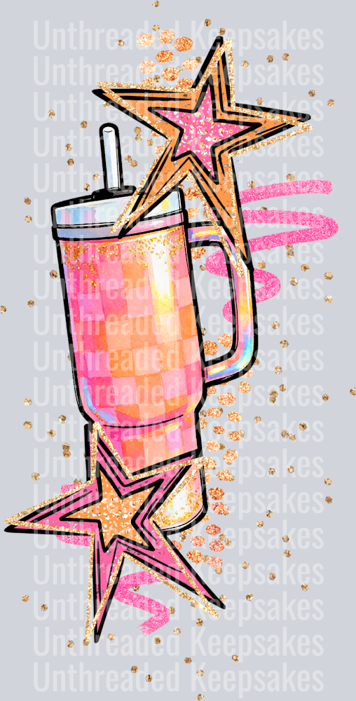 if i cant take my cup im not going sleeves DTF Transfer