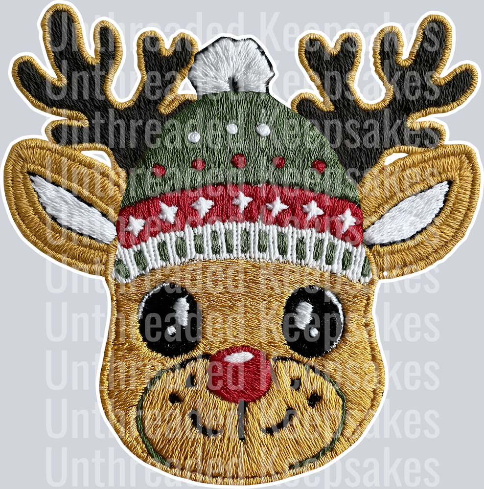 Reindeer DTF Transfer 4