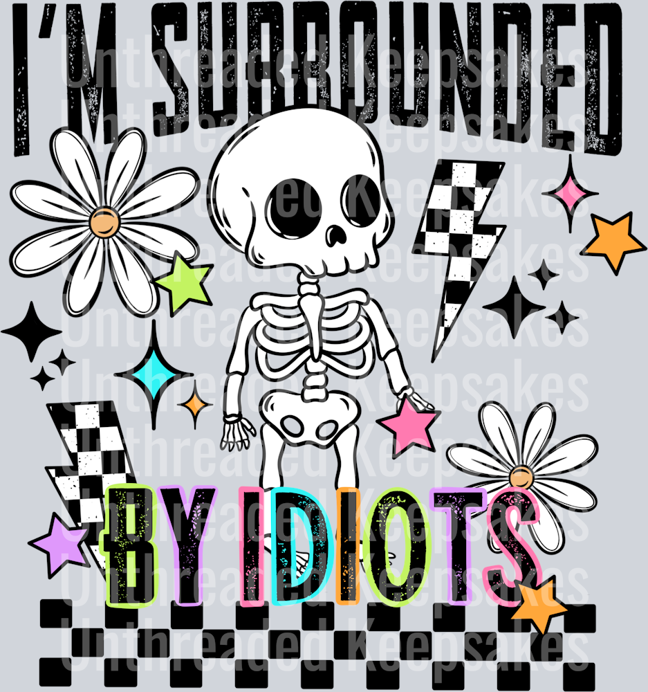 Surrounded_By_Idiots_Black_WordsDTF Transfer