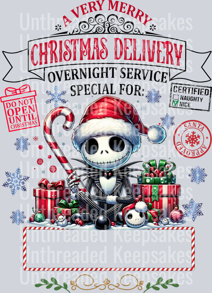 jack Tote Bag DTF Transfer