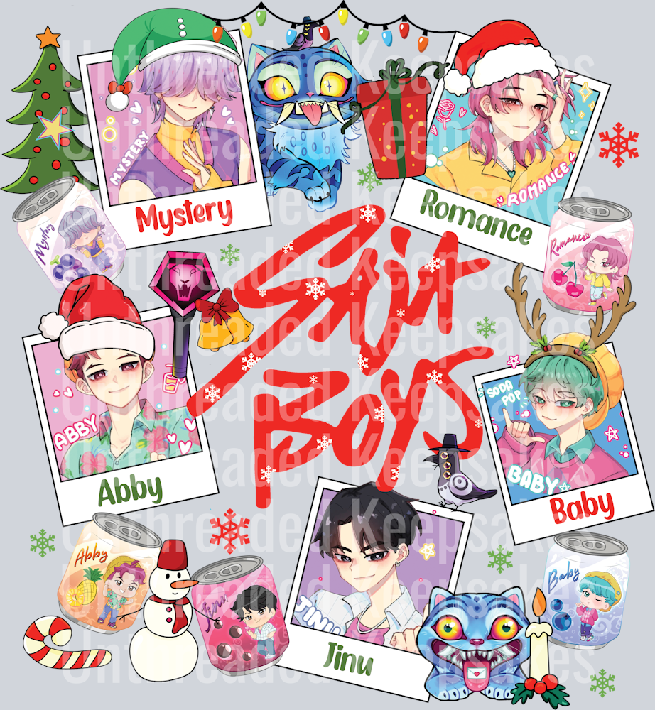 Saja Boys Kpop Demon Hunters Christmas DTF Transfer