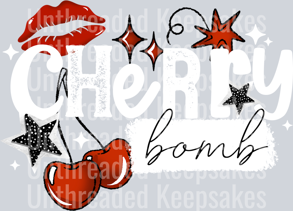 White Cherry BombDTF Transfer