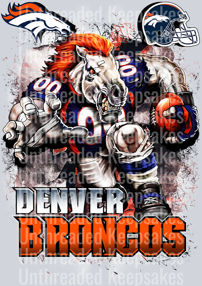 Broncos DTF Transfer