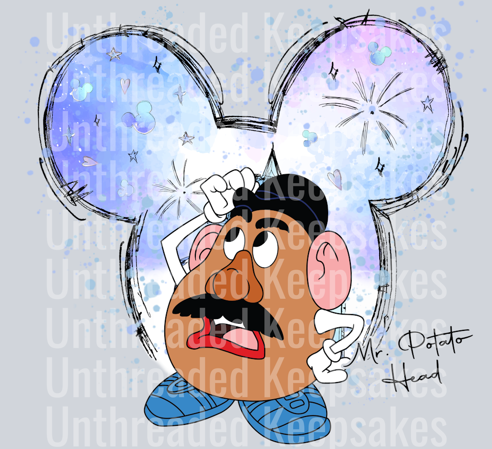 Mr Potato Head DTF Transfer