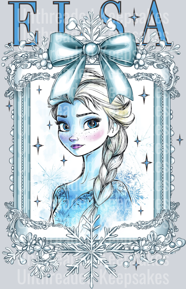 Elsa 2 DTF Transfer