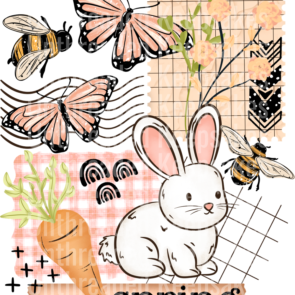 Spring_Stamps_And_Bunny