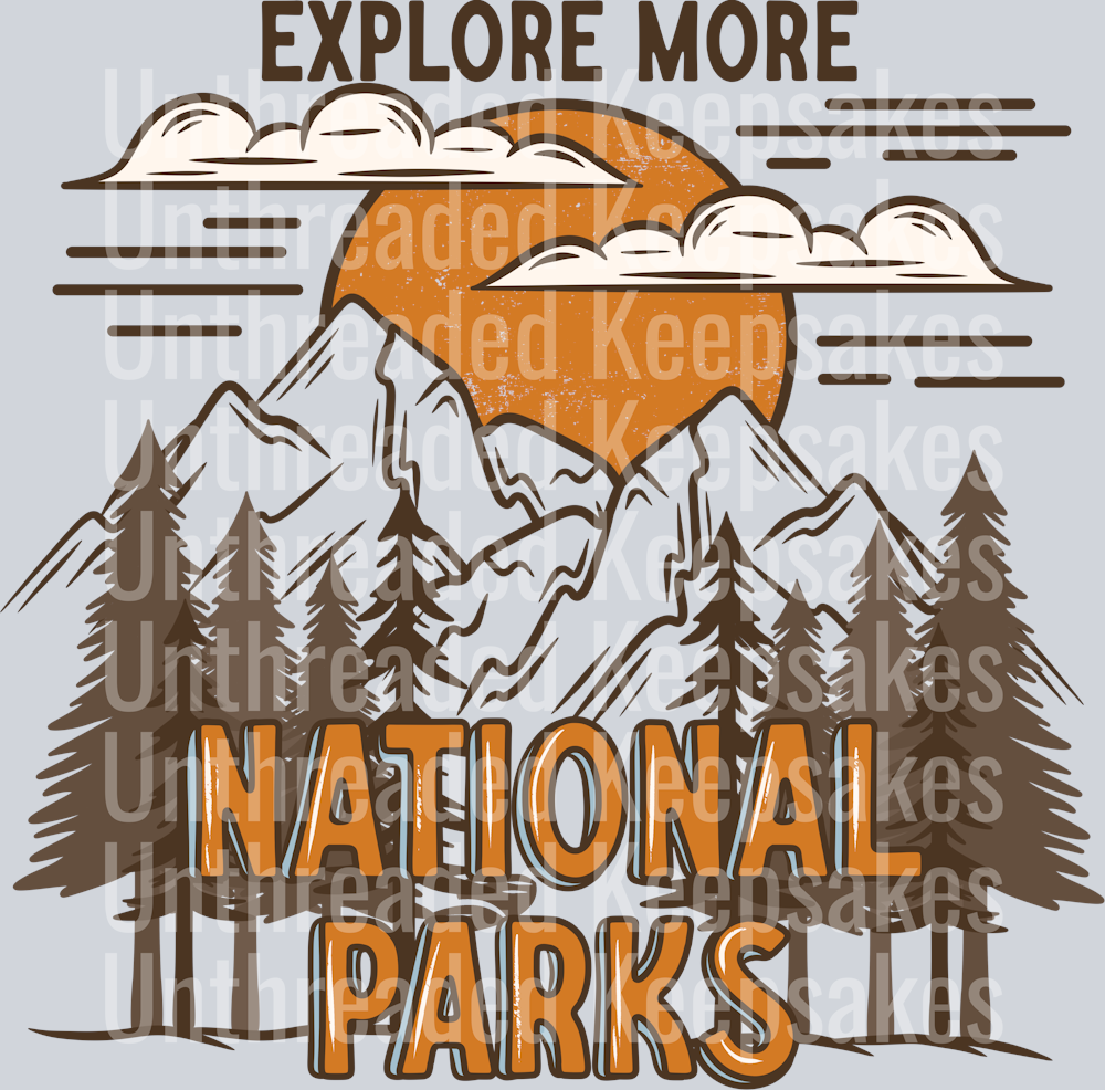 Explore_More_National_Parks DTF Transfer