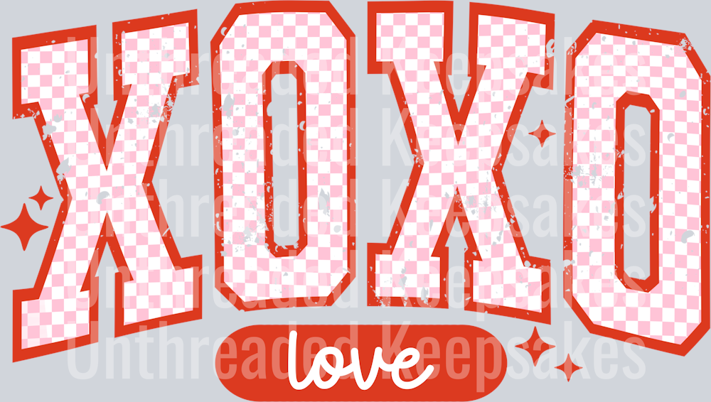 Xoxo_Love_DTF Transfer