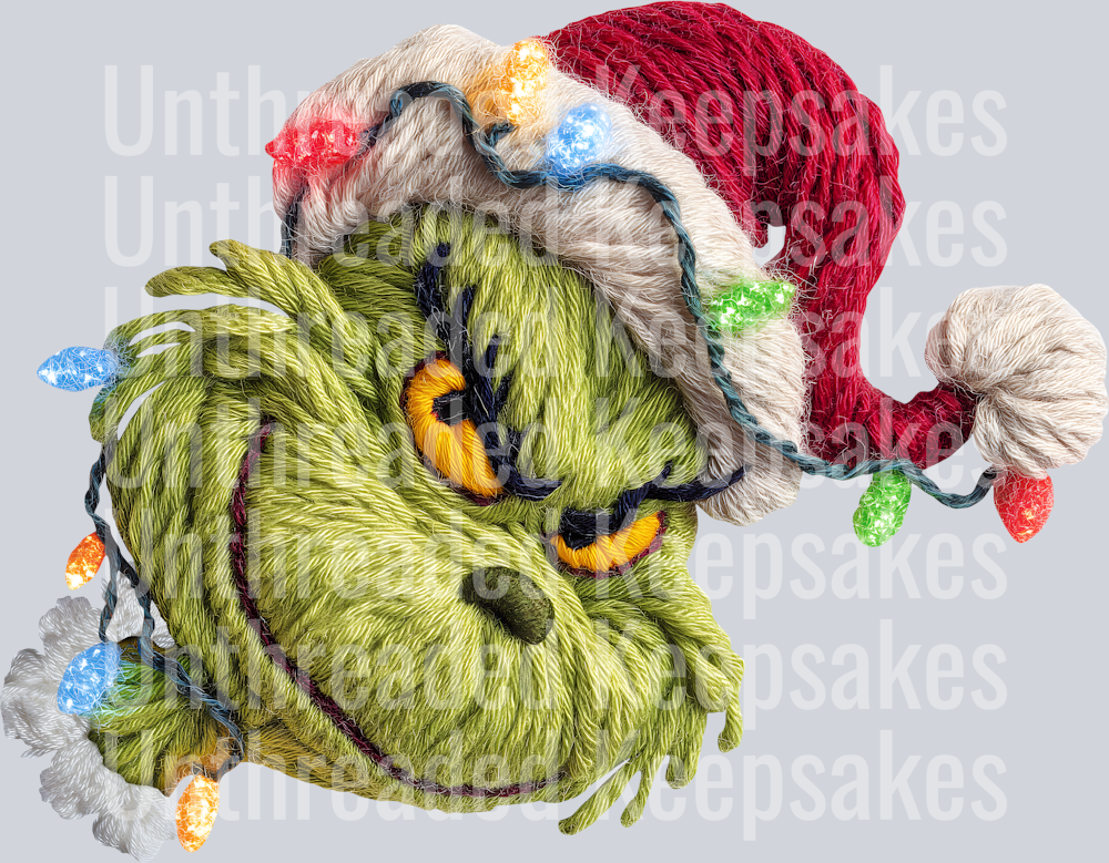 Grinch DTF Transfer