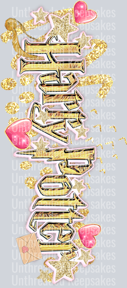 HP Gold Sleeves DTF Transfer