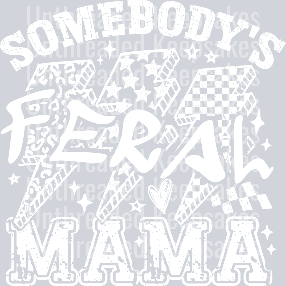 FeralMama2-DTF Transfer