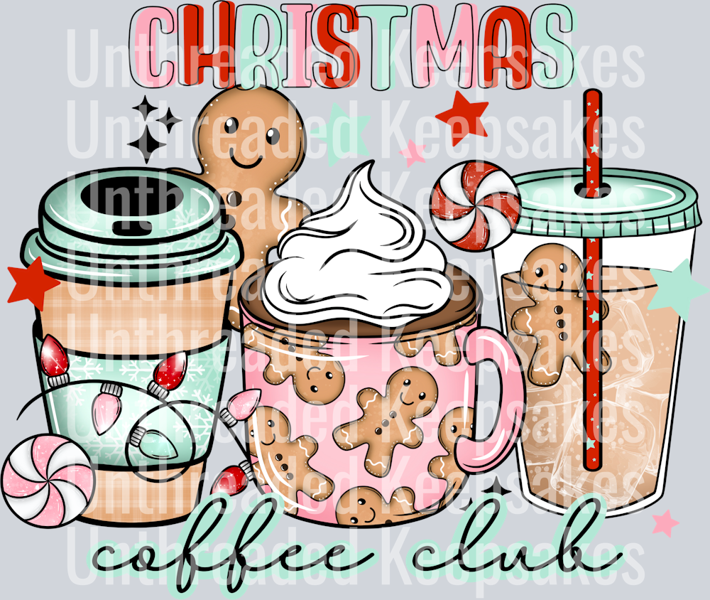 Christmas_Coffee_ClubDTF Transfer