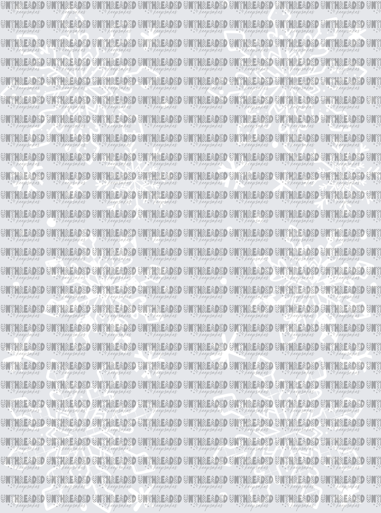 White on White Minimalist Snowflake Sleeves
