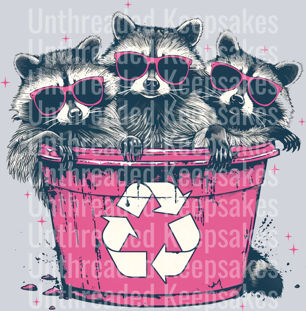 Stay Trashy Pocket DTF Transfer