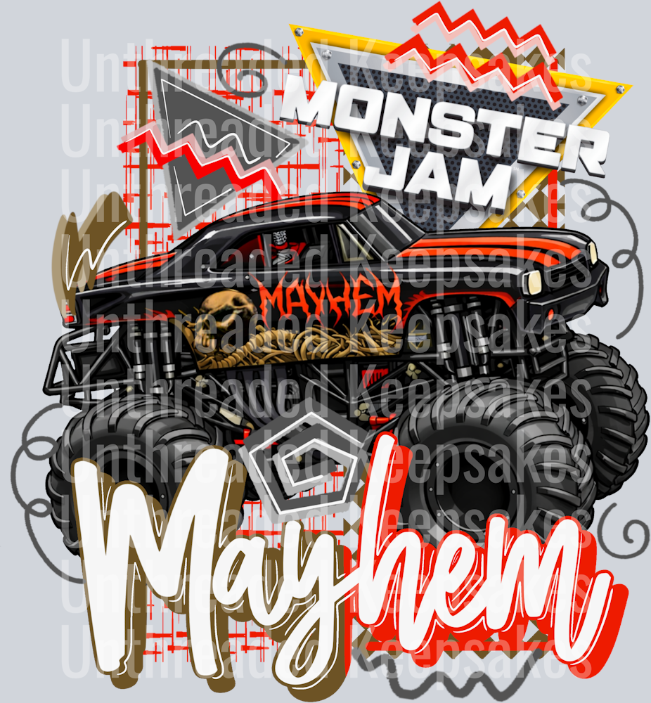 Retro Mayhem DTF Transfer