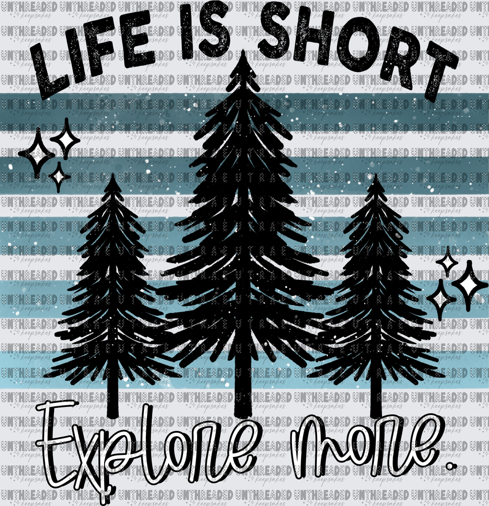 Life is short black