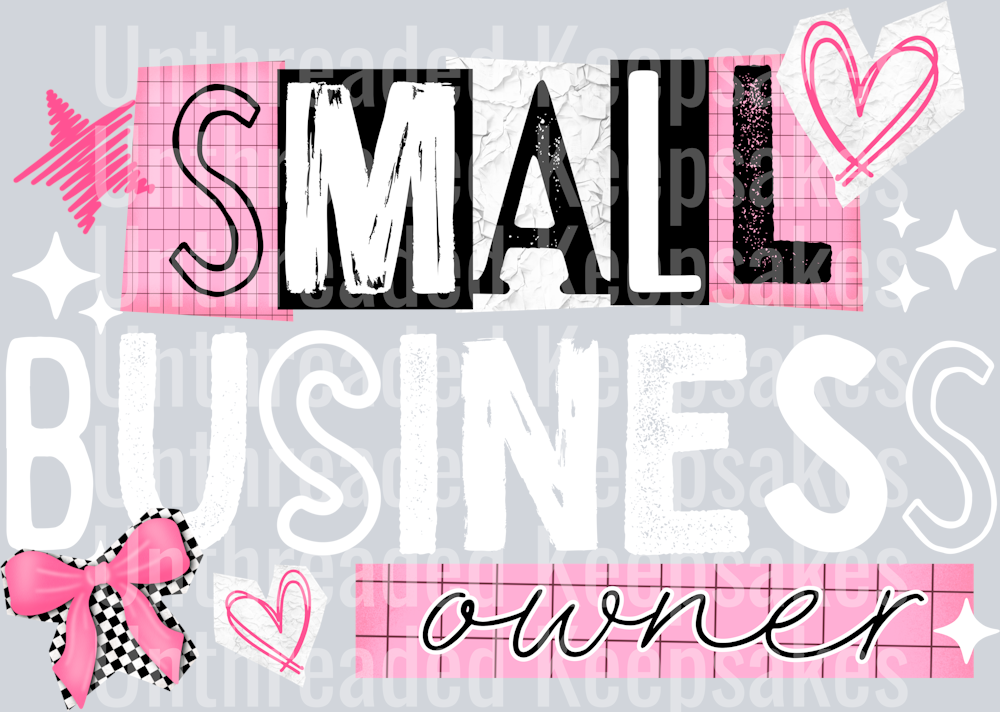 Small_Business_Pink_White_TextDTF Transfer