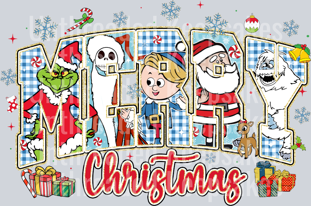 CHRISTMAS DTF TRANSFER