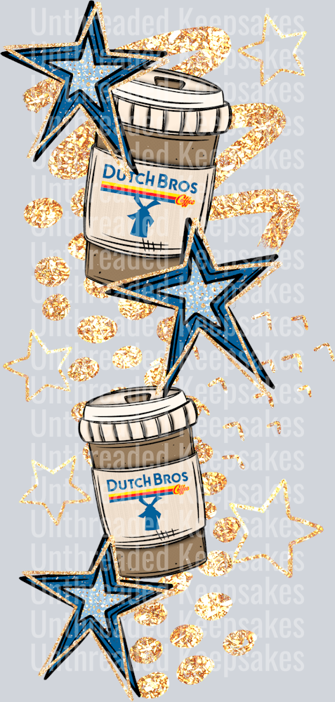 Caffeine Dutch Bros Hot Sleeves DTF Transfer