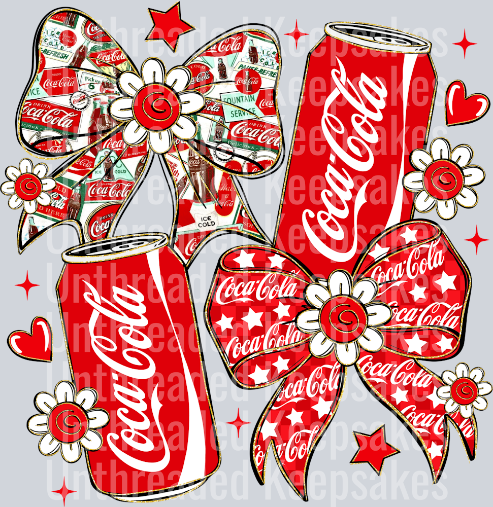 Coca Cola DTF Transfer