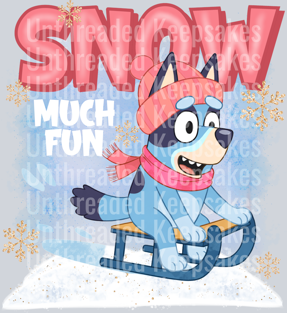 Snow much fun DTF Transfer