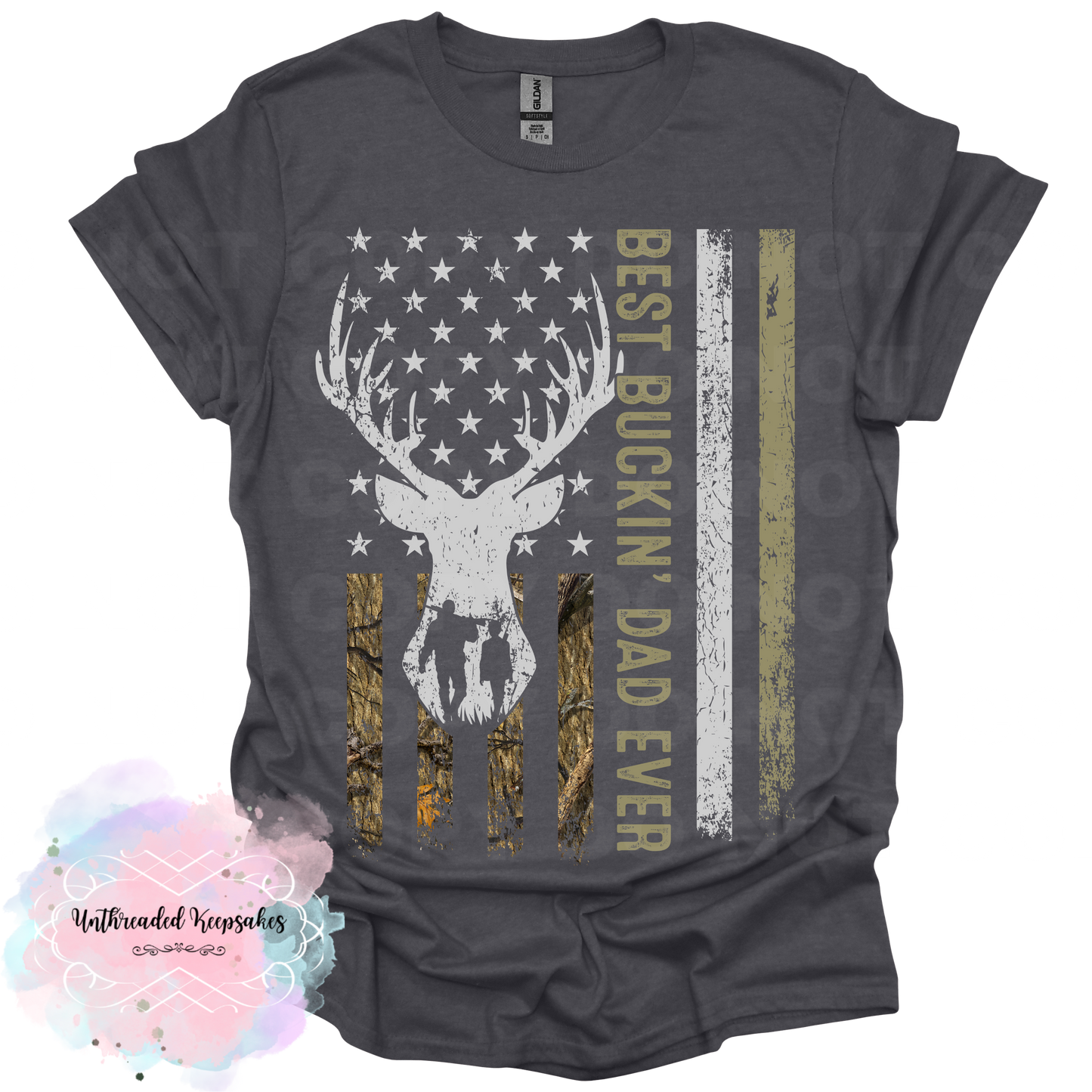 Best Bucking Dad Ever T-Shirt