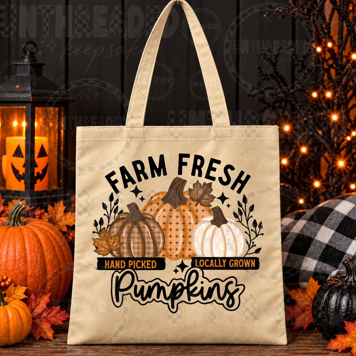 Farm Fresh Hand Picked Locally Grown Pumpkins