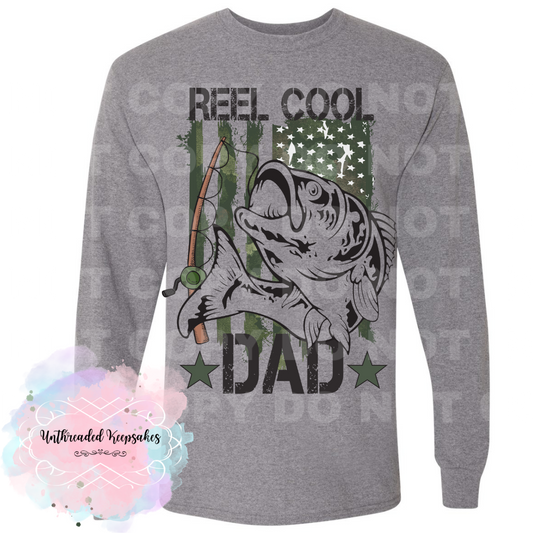 Reel Cool Dad Long Sleeve Shirt