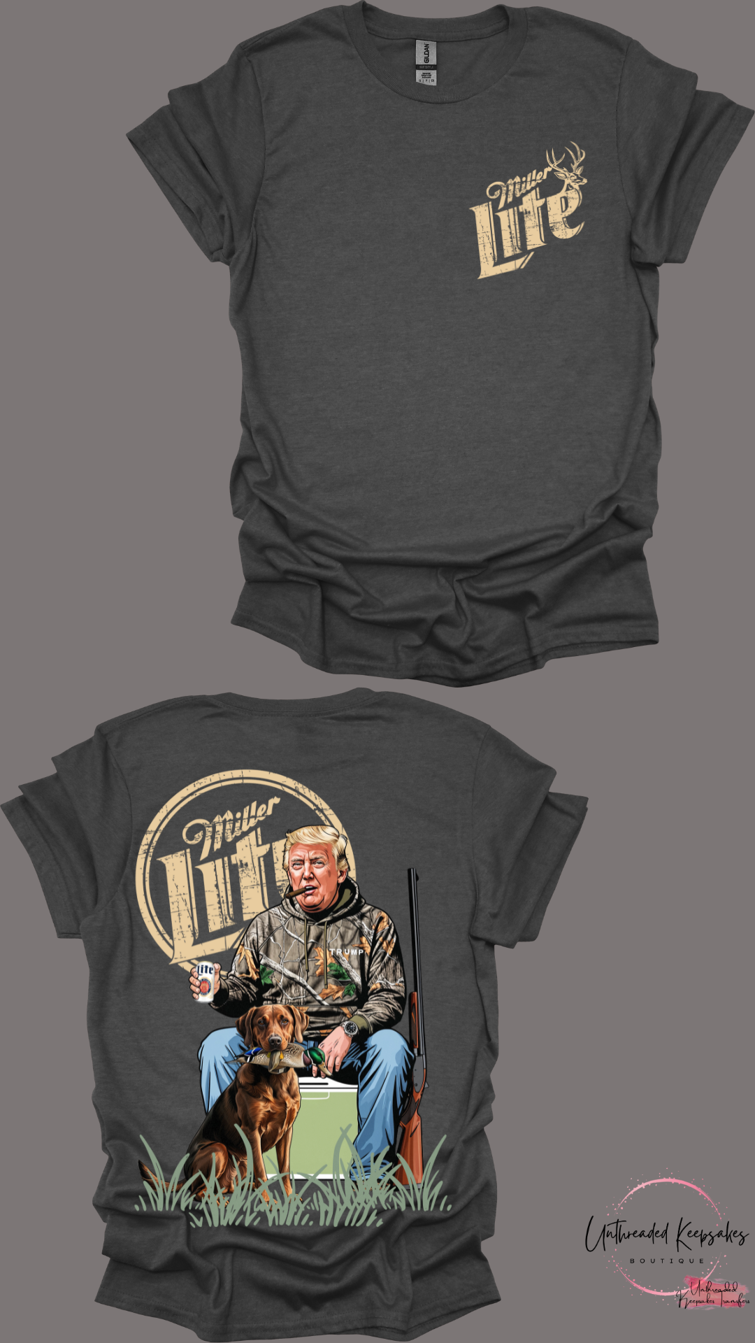 Trump Hunting Camo Unisex Graphic T-Shirt