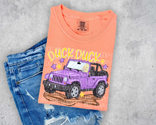 Duck Duck Ridin' Adventure Graphic Tee 🚙🦆