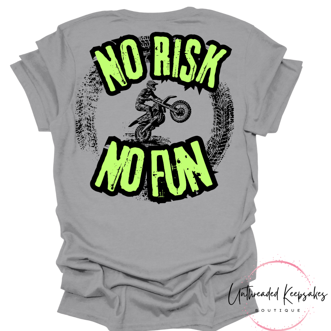 No Risk No Fun Graphic T-Shirt