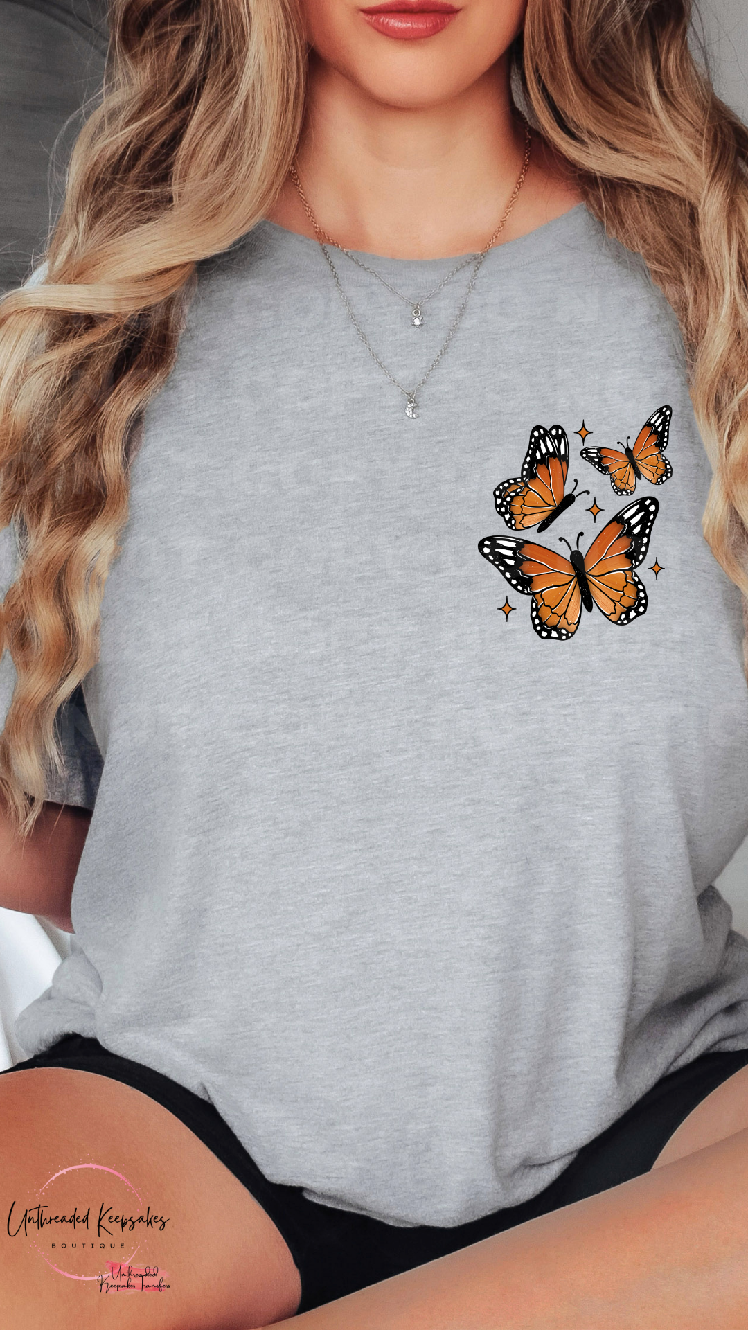 Change is Good For The Soul Butterfly Cute Womens Graphic T-Shirt