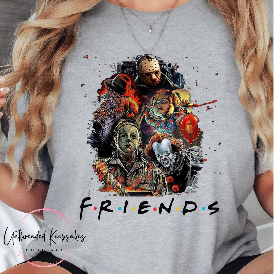 Friends 5 Halloween Graphic T-Shirt