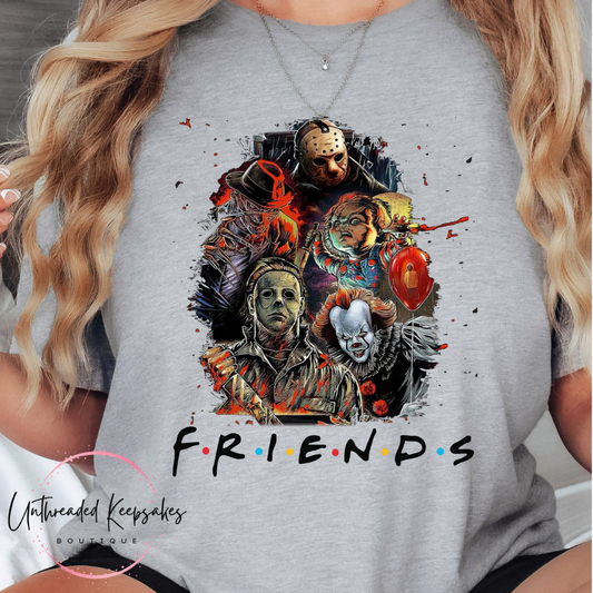 Friends 5 Halloween Graphic T-Shirt