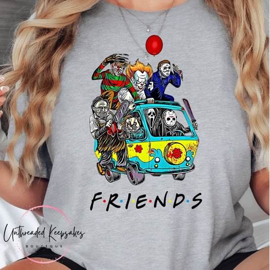 Friends 3 Halloween Graphic T-Shirt