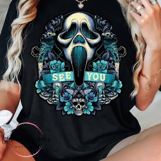 See You Halloween Graphic T-Shirt