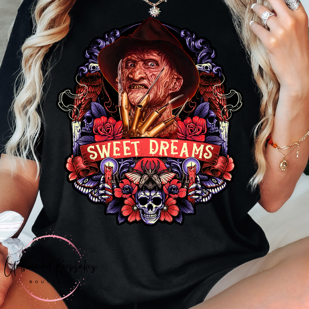 Sweet Dreams Halloween Graphic T-Shirt