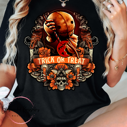 Trick Or Treat 2 Halloween Graphic T-Shirt