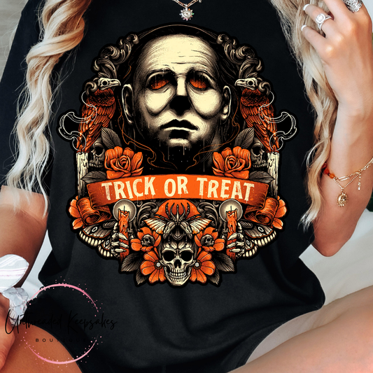 Trick Or Treat Halloween Graphic T-Shirt