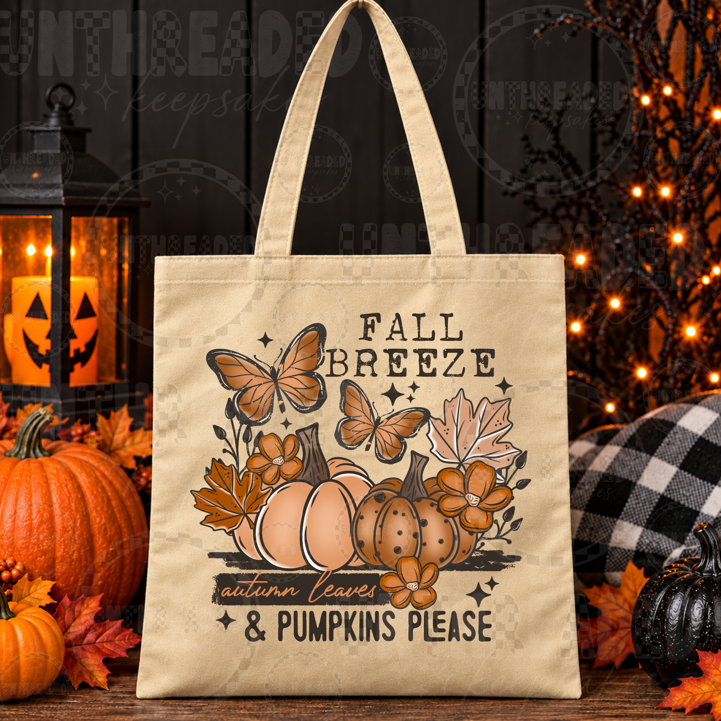 Fall Breeze Autumn Leaves & Pumpkins Please