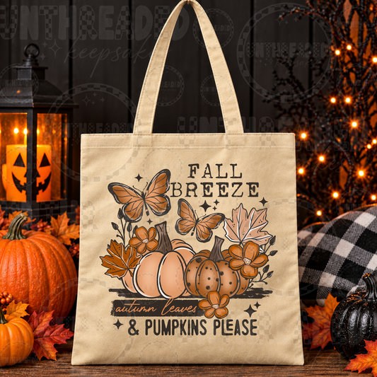 Fall Breeze Autumn Leaves & Pumpkins Please