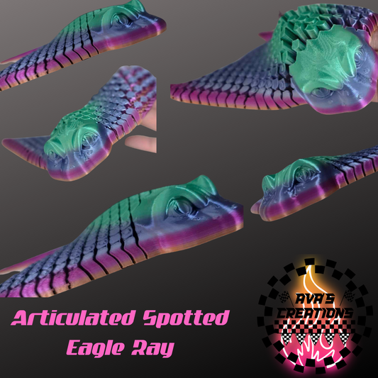 Ombre Articulated Spotted Ray Fidget