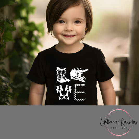 Moto Inspired Love Toddler/Youth Graphic T-Shirt