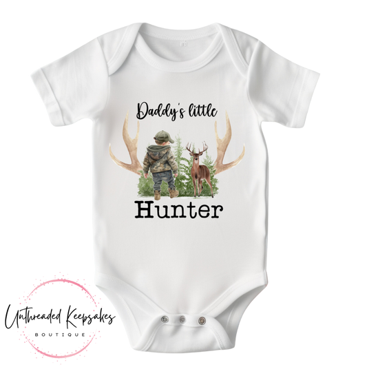 Daddys Little Hunter Onesie