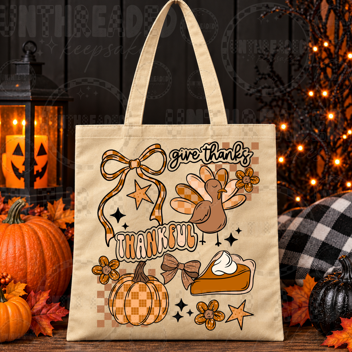 Give Thanks Thankful Fall
